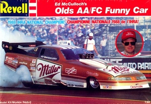 1988 Olds AA/FC Funny Car Ed "The Ace" McCulloch's Miller Beer '88 IHRA Champ (1/25) (fs)