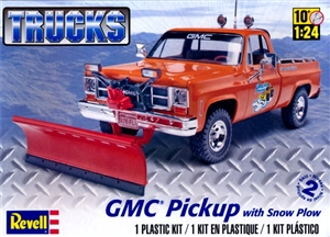 1977 GMC Pickup with Snow Plow (1/24) (fs)
