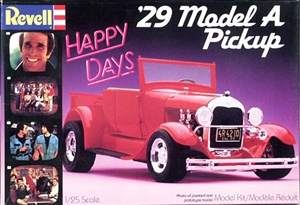 1929 'Happy Days' Ford Model A Pickup (3 'n 1) Closed cab, Soft Top, Open Roadster (1/25) (fs)