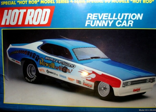 NHRA FUNNY CAR ED McCULLOCH DRIVEN '71 REVELLUTION ADULT COLLECTIBLE 