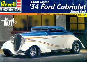 Thom Taylor 1934 Ford Cabriolet Street Rod (1/24) (fs)