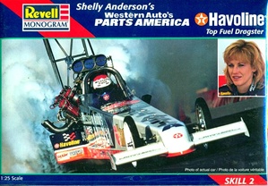 Shelly Anderson's Western Auto's Parts America Havoline Top Fuel Dragster (1/25) (fs)