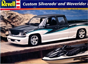 1999 Chevy Silverado Custom with Waverider and Trailer (1/25) (fs)