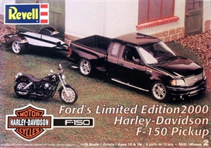 1999 Ford F-150 Limited Edition Harley-Davidson with Motorcycle (1/25) (fs)