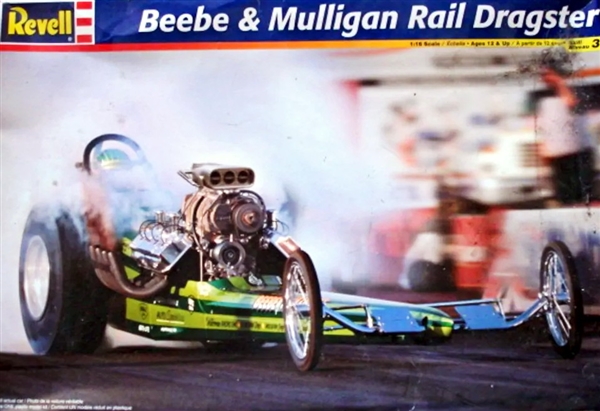 2000 Johnny Lightning Top Fuel Legends Beebe & Mulligan Dragster
