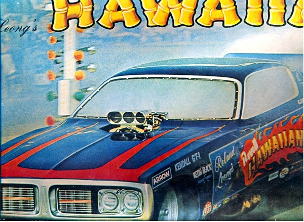 1969 Dodge Charger Hawaiian 1/25 waterslide decal sheet Roland Leong race car 