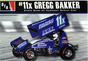 Gregg Bakker #11x "State Bank of Fairmont" Sprint Car  (1/24) (fs)