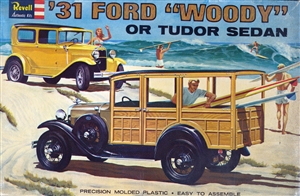 1931 Ford Model A Woody Sedan Stock (2 'n 1) Stock Woody or StockTudor Sedan (1/25) (fs) MINT