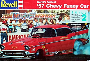 1957 Chevy Funny Car Tom "Mongoose" McEwen (1/24) (fs)