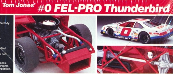 #0 Tom Jones Fel-Pro ASA Thunderbird 1990-92 1/64th HO Scale Slot Car Decals 