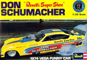 1974 Revell Don Schumacher "Super Shoe" Vega Funny Car 1/25 (fs)