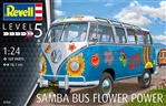 VW Samba Bus T1 "Flower Power" (1/24) (fs)