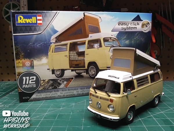 Revell VW T2 Camper model Build Part 1 