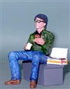 Seated Man "Chip" Figure (1/25) (fs)