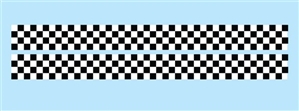 Checker Straight Flags Decal Sheet