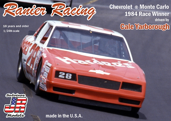 NASCAR DECAL #28 HARDEE'S 1983 PONTIAC LeMANS CALE YARBROUGH DAYTONA WINNER 1/24