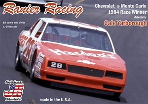 Cale Yarborough's 1984 Race Winning Ranier Racing "Hardee's" #28 Chevrolet Monte Carlo (1/24) (fs)
