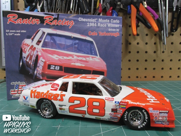NASCAR DECAL #28 HARDEE'S 1983 PONTIAC LeMANS CALE YARBROUGH DAYTONA WINNER 1/24
