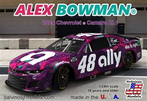 Hendrick Motorsports 2024 Chevrolet Camaro Alex Bowman #48 Ally Scheme