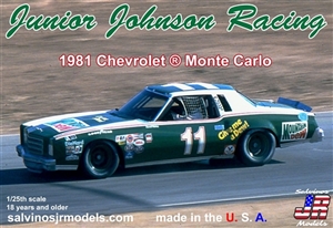 Junior Johnson Racing 1981 "Mountain Dew" Monte Carlo #11 driven by Darrell Waltrip (1/25) (fs) Damaged Box
