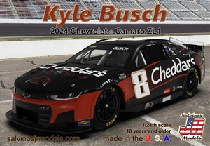 Kyle Busch 2024 Chevrolet Camaro ZL1 8 Cheddar's