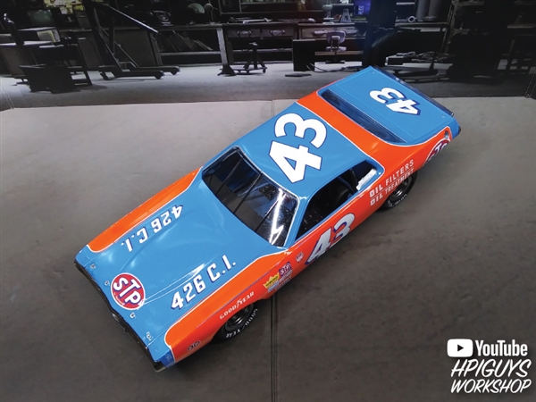 1972 stp dodge charger model build