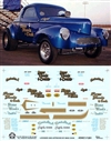 Stone Woods & Cook Willys Gasser Decal (1/25)