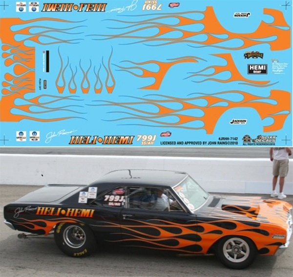 Details about   Rambunctious 66' Dart Funnycar 1/25 Decal from Fremont Racing Specialties 