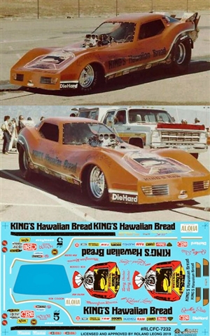 Roland Leong's "Hawaiian" Corvette Funny Car (1/25)