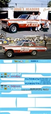 Butch Leal 1965 Plymouth AF/X "California Flash"  (1/25) Slixx-Decal