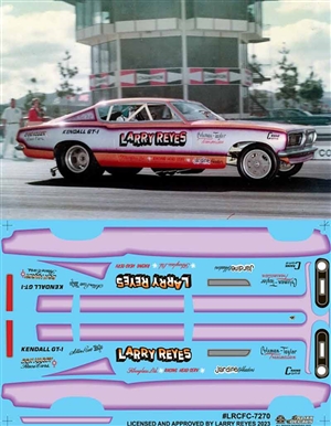 Larry Reyes Cuda Funny Car Decal