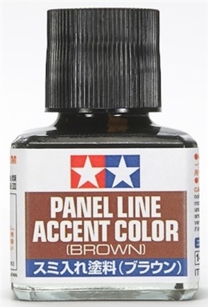 Tamiya Brown Panel Line Accent Color or Wash (40 ml)