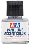 Tamiya Light Gray Panel Line Accent Color or Wash (40 ml)