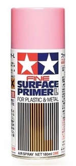 Tamiya Fine Spray Surface Primer Pink 6 oz