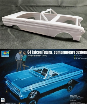 1964 Ford Falcon Convertible (2 'n 1) Mild Stock Custom or Custom Plus (1/25) (fs)