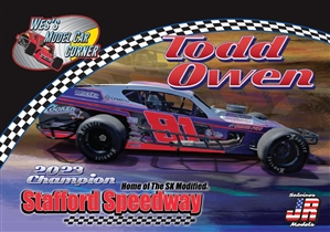 Todd Owen #23 Stafford Speedway SK Modified Champion