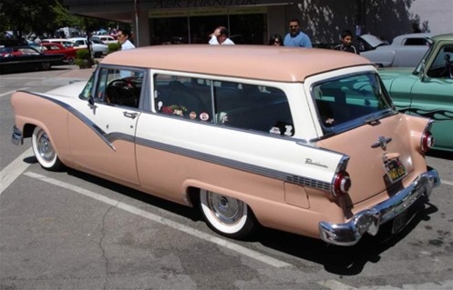 1956 Ford station wagon resin body #10