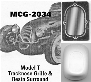 Model T Tracknose Grille: includes resin grille surround