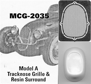 Model A Tracknose Grille: includes resin grille surround