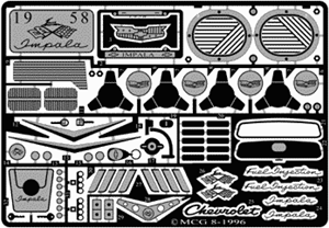 1958 Chevy Impala Detail Set for AMT kits