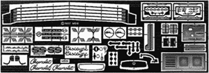 1967 Impala SS Detail set for AMT kits