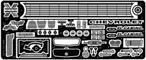 1966 El Camino Detail Set for Revell-Monogram kits