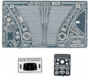 1937 Ford Grill and Detail Set for 1/24 Revell kits