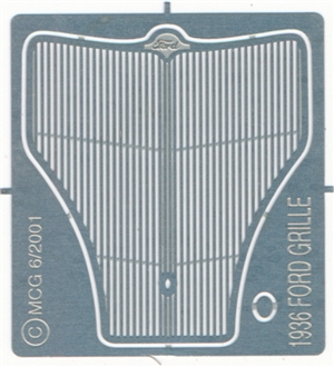 1936 Ford Grille for 1/25 AMT kits