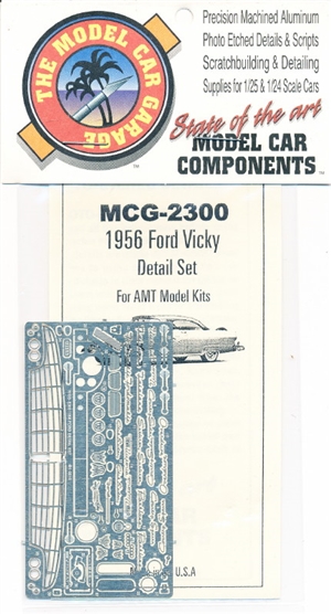 1956 Ford Victoria  Photo-Etch Detail Set for AMT Kits <br><span style="color: rgb(255, 0, 0);">Back in Stock</span>