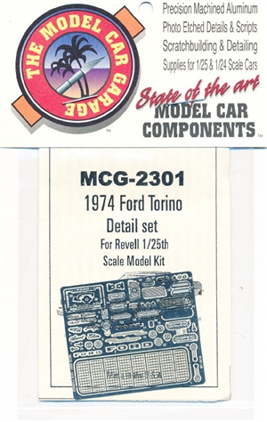 1976 Ford Gran Torino Photo-Etch Detail Set for Revell Kits